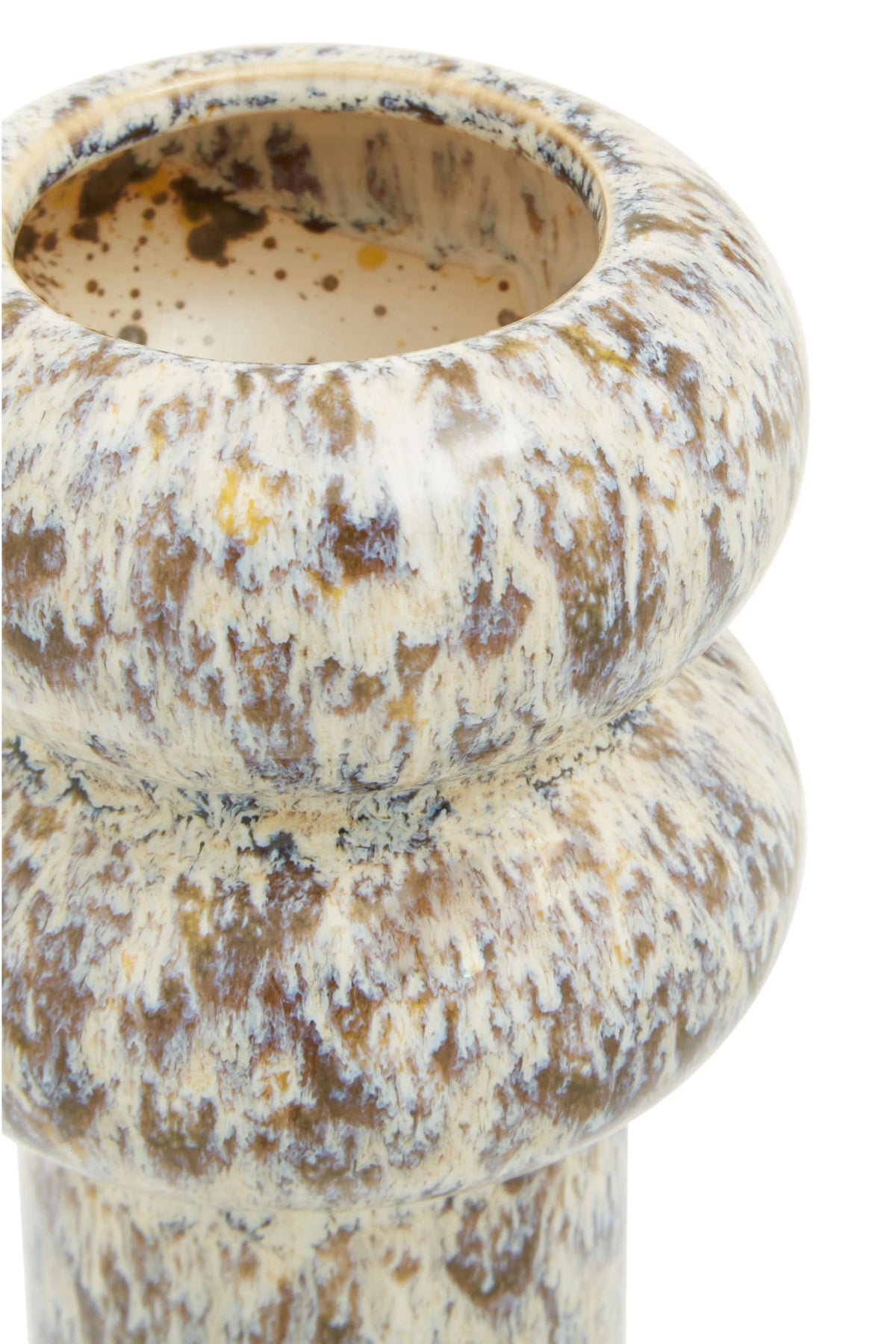 Dunelle Small Speckled Beige Vase