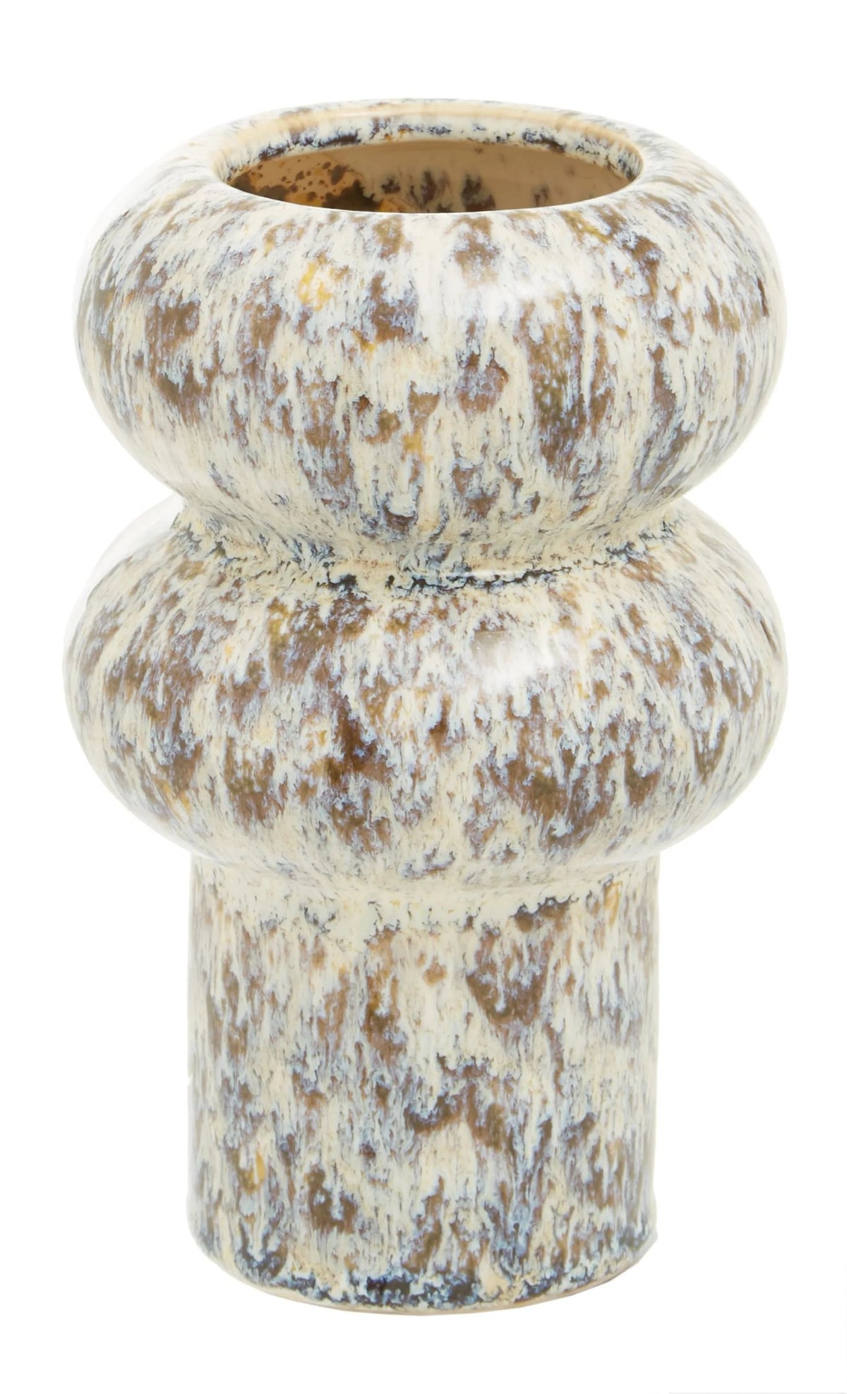 Dunelle Small Speckled Beige Vase