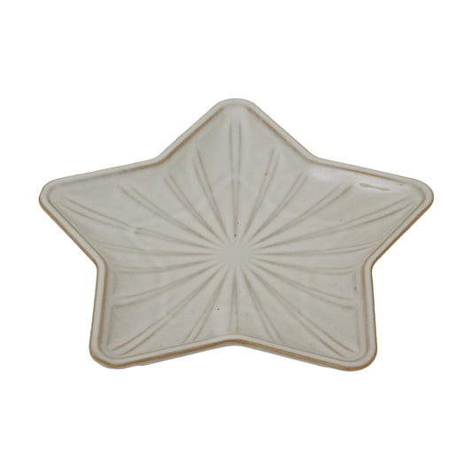 Large Alora Ceramic Star Dish - Christmas Room Decorations from the Quanta Home collection.