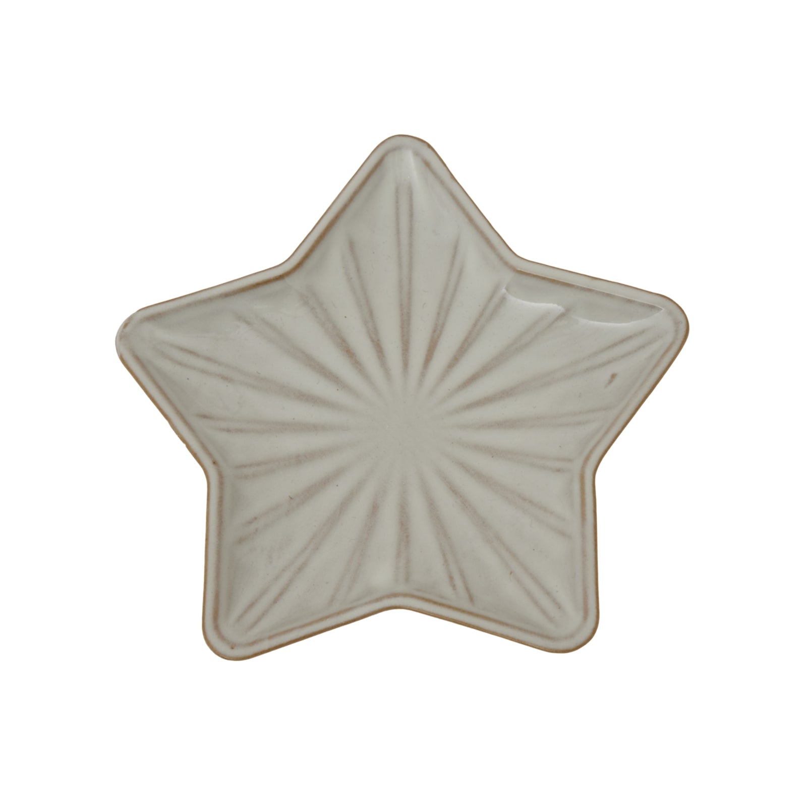 Medium Alora Ceramic Star Dish - Christmas Room Decorations from the Quanta Home collection.
