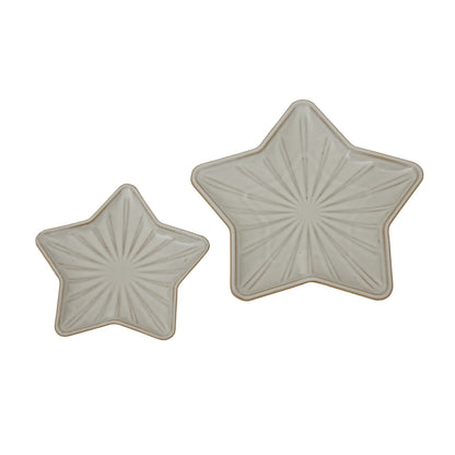 Medium Alora Ceramic Star Dish - Christmas Room Decorations from the Quanta Home collection.