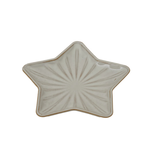 Medium Alora Ceramic Star Dish - Christmas Room Decorations from the Quanta Home collection.