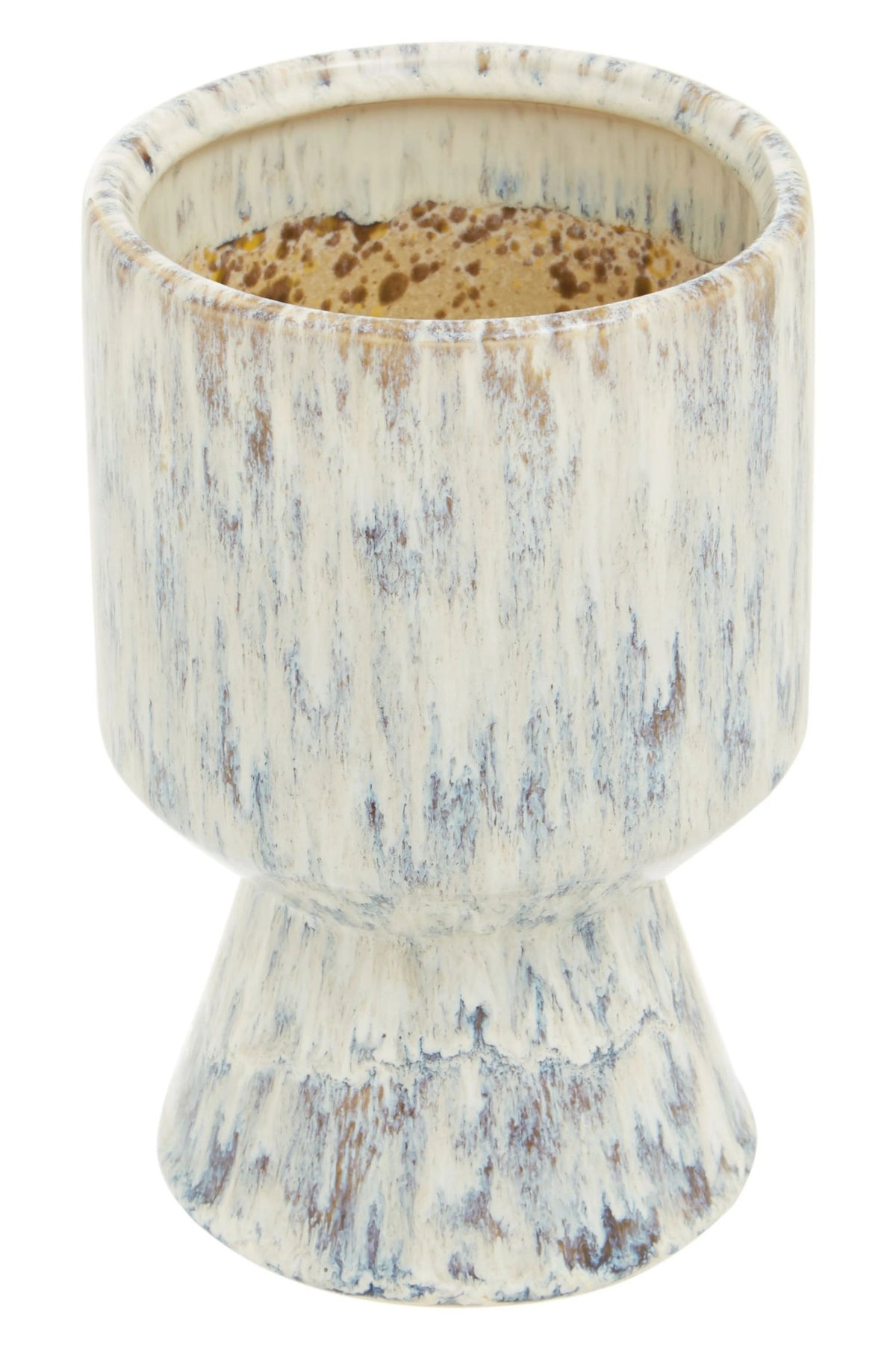 Dunelle Small Beige Speckled Planter