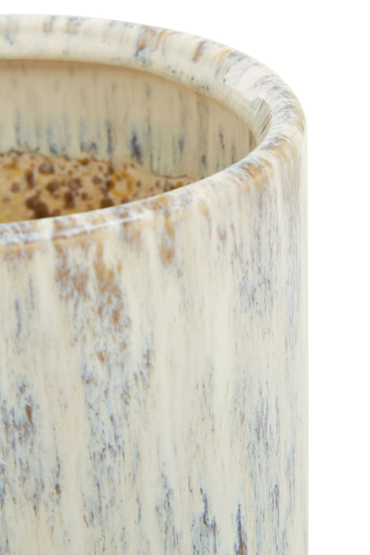 Dunelle Small Beige Speckled Planter