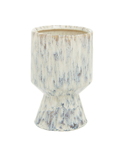 Dunelle Small Beige Speckled Planter