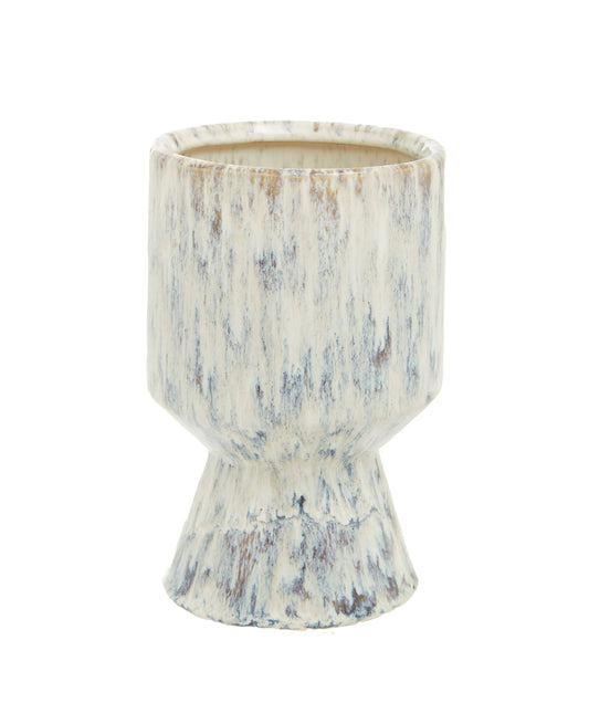 Dunelle Small Beige Speckled Planter