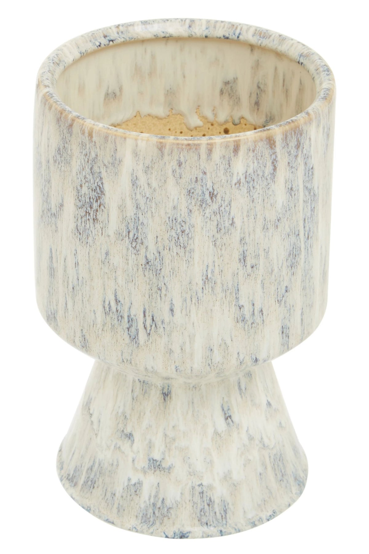 Dunelle Large Beige Speckled Planter