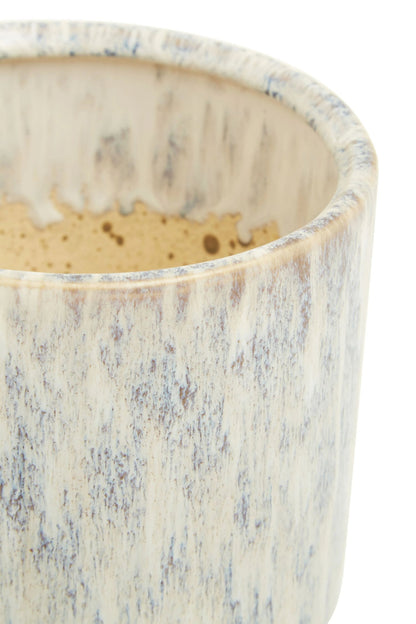 Dunelle Large Beige Speckled Planter