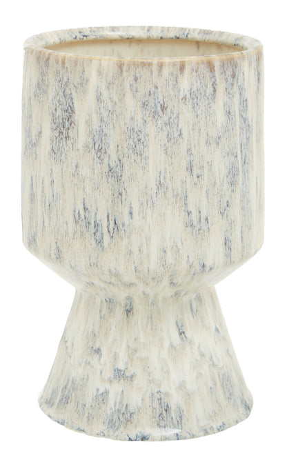 Dunelle Large Beige Speckled Planter