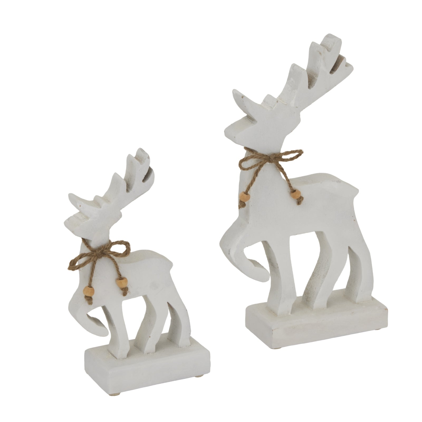White Standing Reindeer - Christmas from the Quanta Home collection.