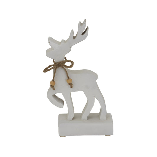 White Standing Reindeer - Christmas from the Quanta Home collection.