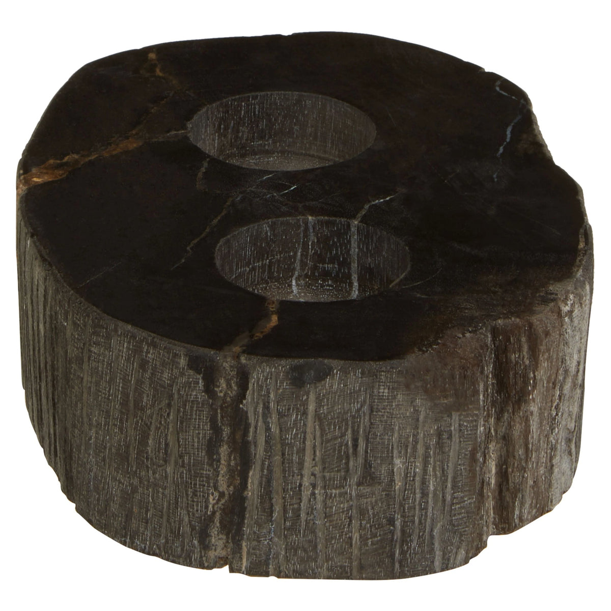 Artifact Petrified Wood 2 Tealight Holder