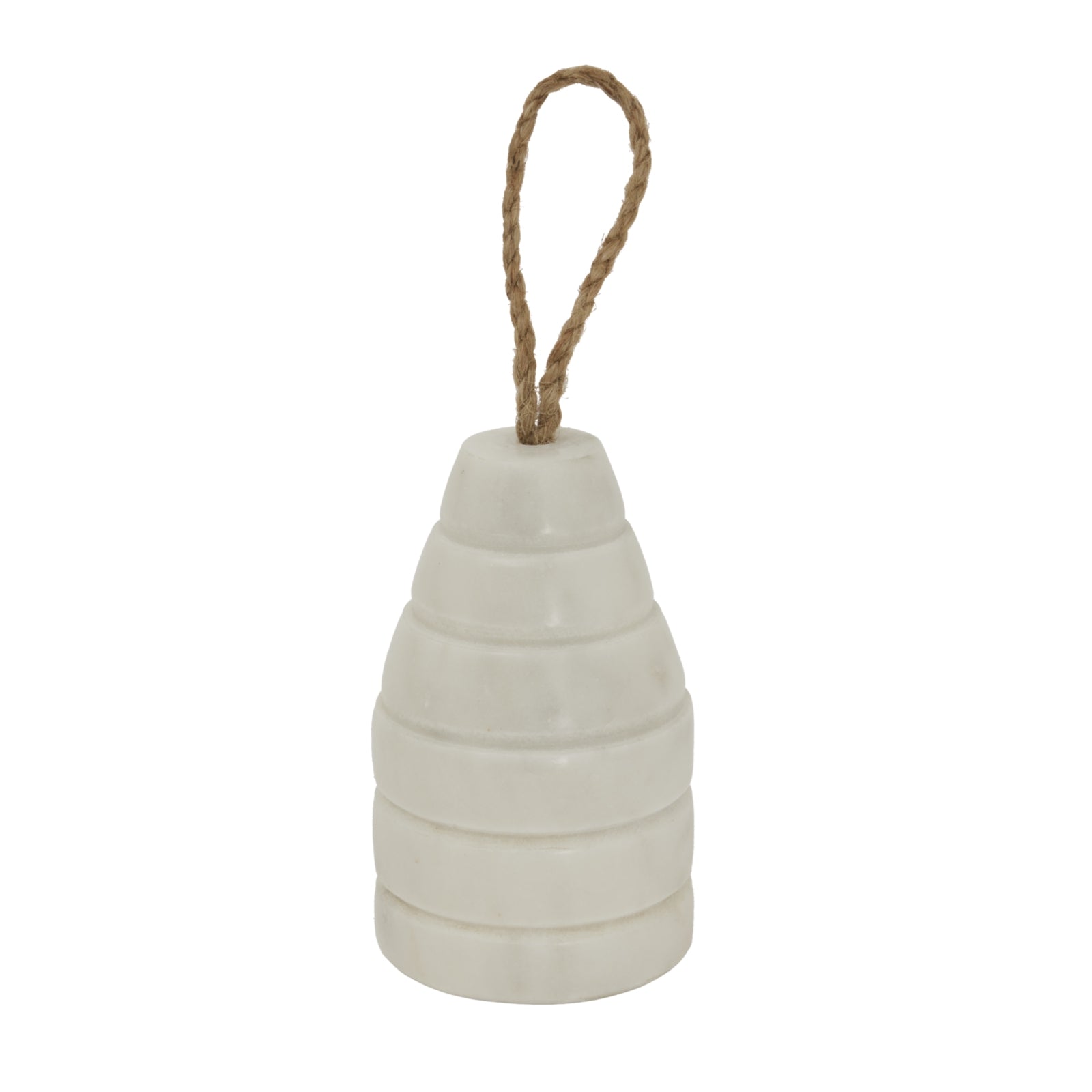 Marble Ribbed Doorstop - Ornaments from the Quanta Home collection.