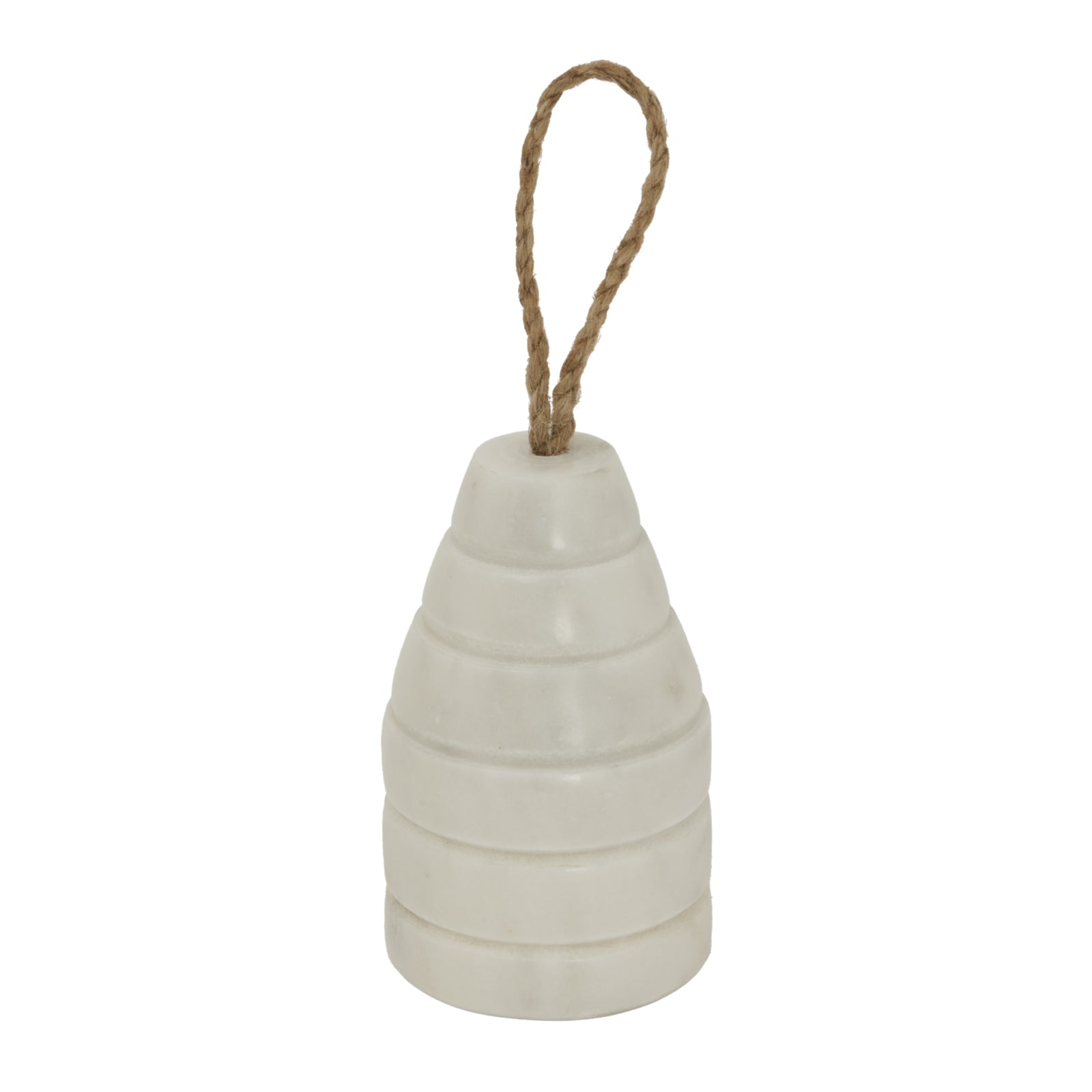 Marble Ribbed Doorstop - Ornaments from the Quanta Home collection.