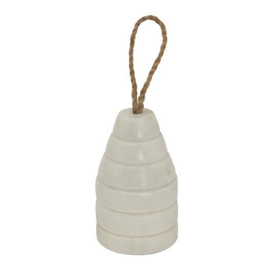 Marble Ribbed Doorstop - Ornaments from the Quanta Home collection.