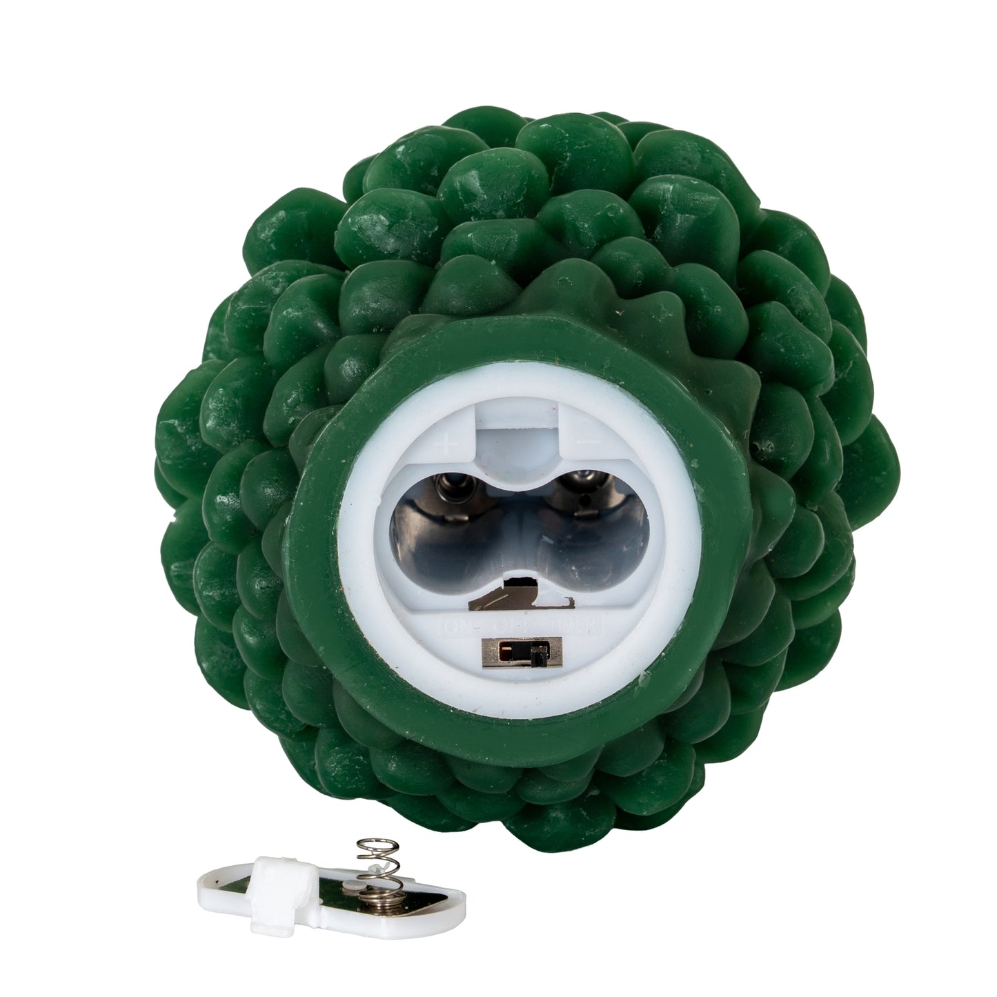 Luxe Collection Natural Glow Green Pinecone LED Wax Candle - LED from the Quanta Home collection.