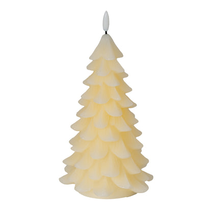 Luxe Collection Natural Glow Cream Large Tree LED Wax Candle - LED from the Quanta Home collection.