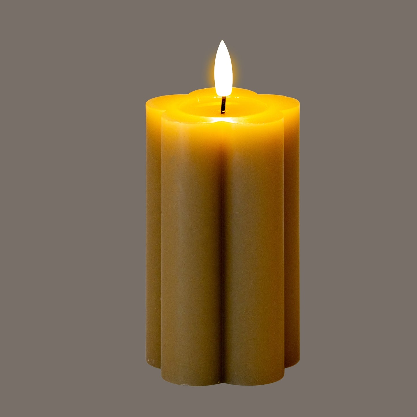 Luxe Collection Natural Glow 2.75x5 Stone LED Candle - LED from the Quanta Home collection.