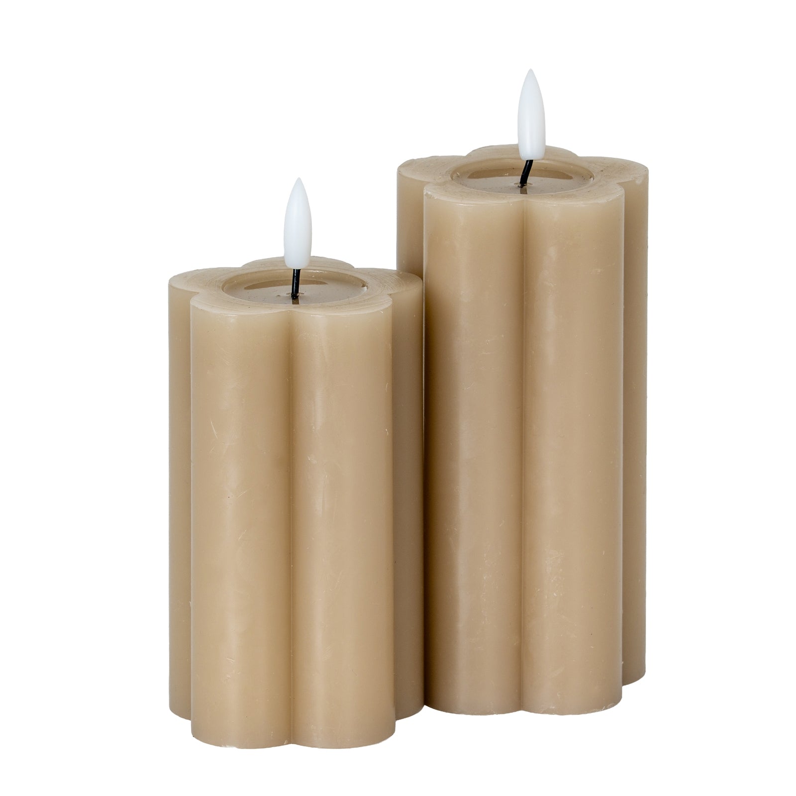 Luxe Collection Natural Glow 2.75x5 Stone LED Candle - LED from the Quanta Home collection.