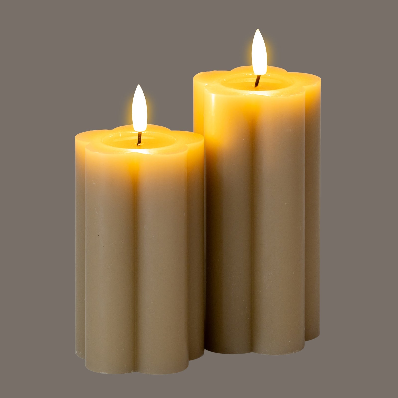 Luxe Collection Natural Glow 2.75x5 Stone LED Candle - LED from the Quanta Home collection.