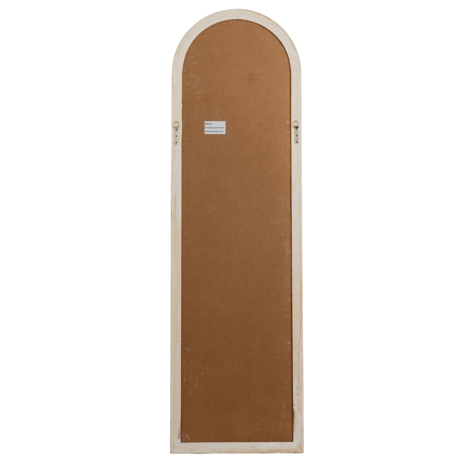 Washed Wood Tall Arched Window Mirror - Wall Mirrors from the Quanta Home collection.