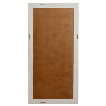 Washed Wood Large Framed Mirror - Wall Mirrors from the Quanta Home collection.