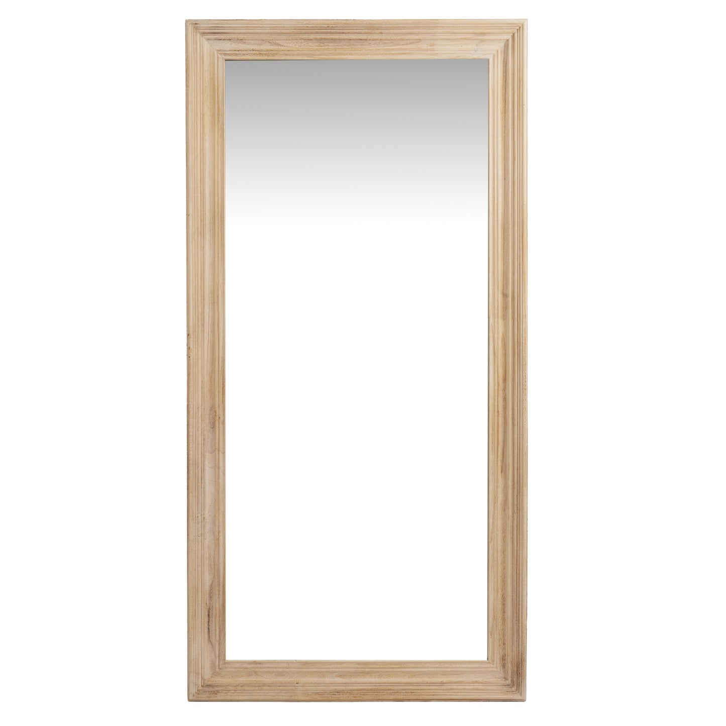 Washed Wood Large Framed Mirror - Wall Mirrors from the Quanta Home collection.