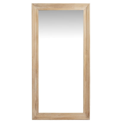 Washed Wood Large Framed Mirror - Wall Mirrors from the Quanta Home collection.