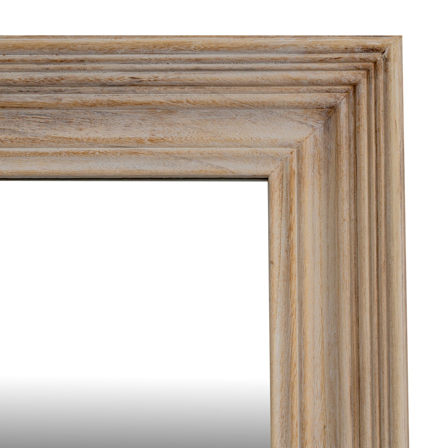 Washed Wood Medium Framed Mirror - Wall Mirrors from the Quanta Home collection.