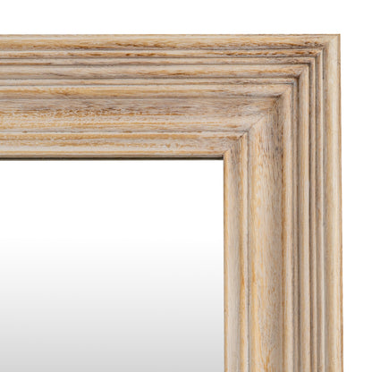 Washed Wood Framed Mirror - Wall Mirrors from the Quanta Home collection.