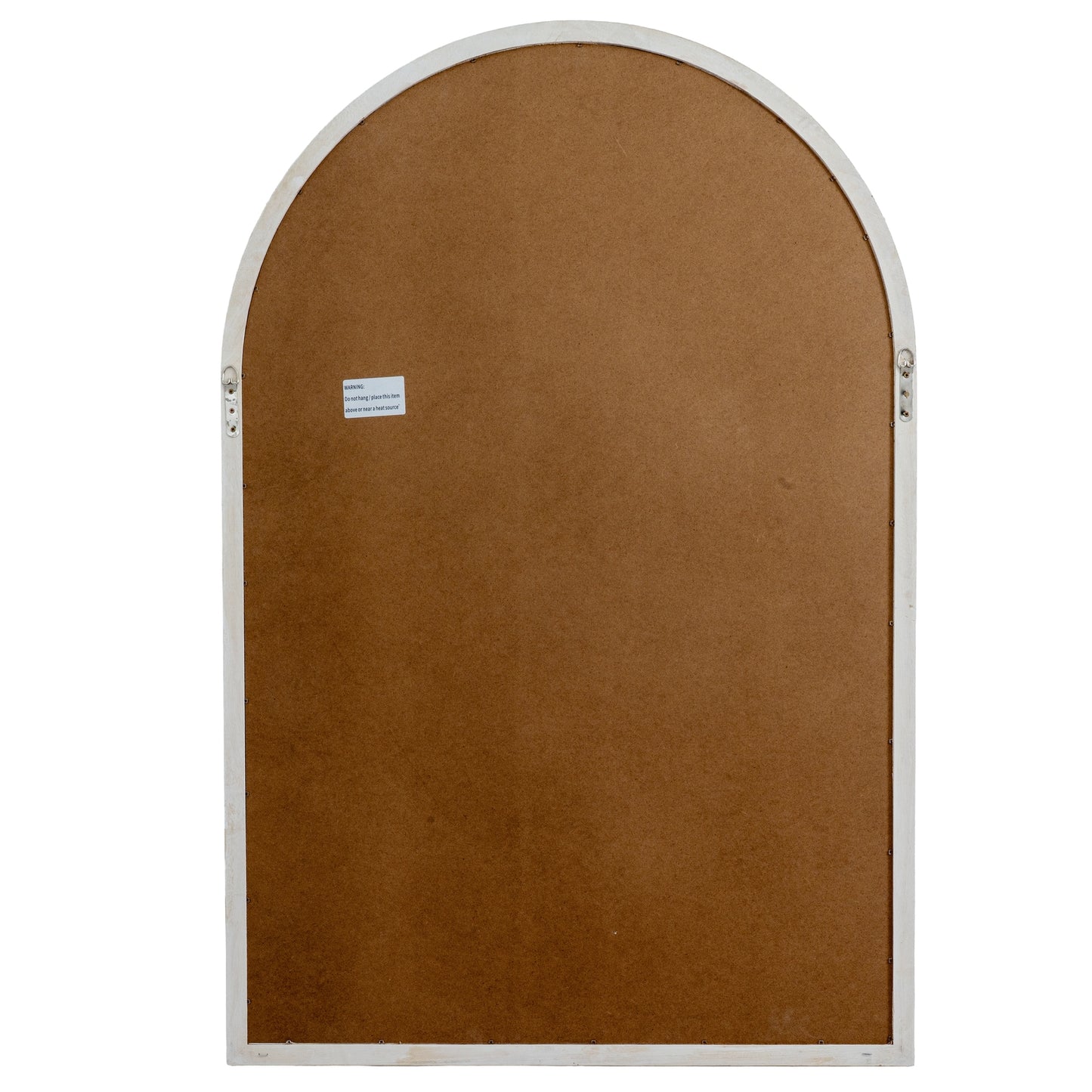 Washed Wood Arched Window Mirror - Wall Mirrors from the Quanta Home collection.