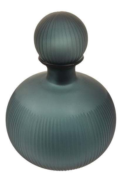 Opal Small Blue Bottle Vase