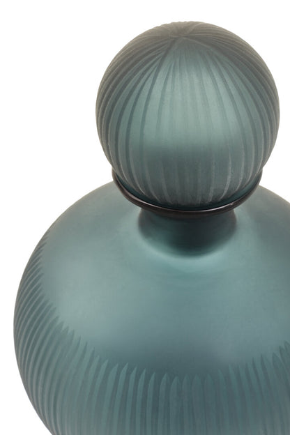 Opal Small Blue Bottle Vase