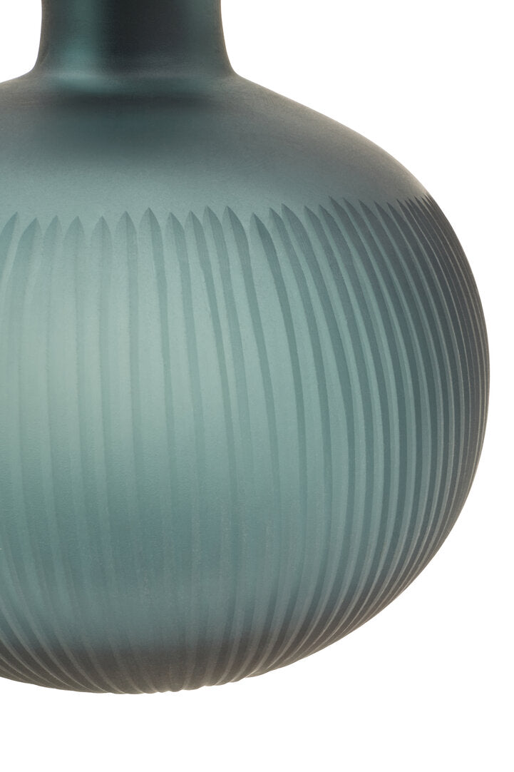 Opal Small Blue Bottle Vase