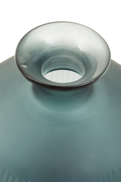 Opal Small Blue Bottle Vase