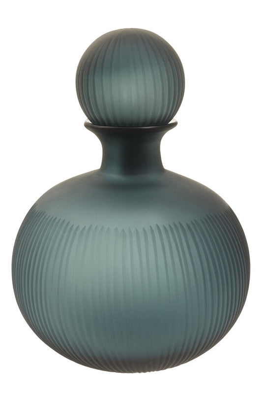 Opal Small Blue Bottle Vase
