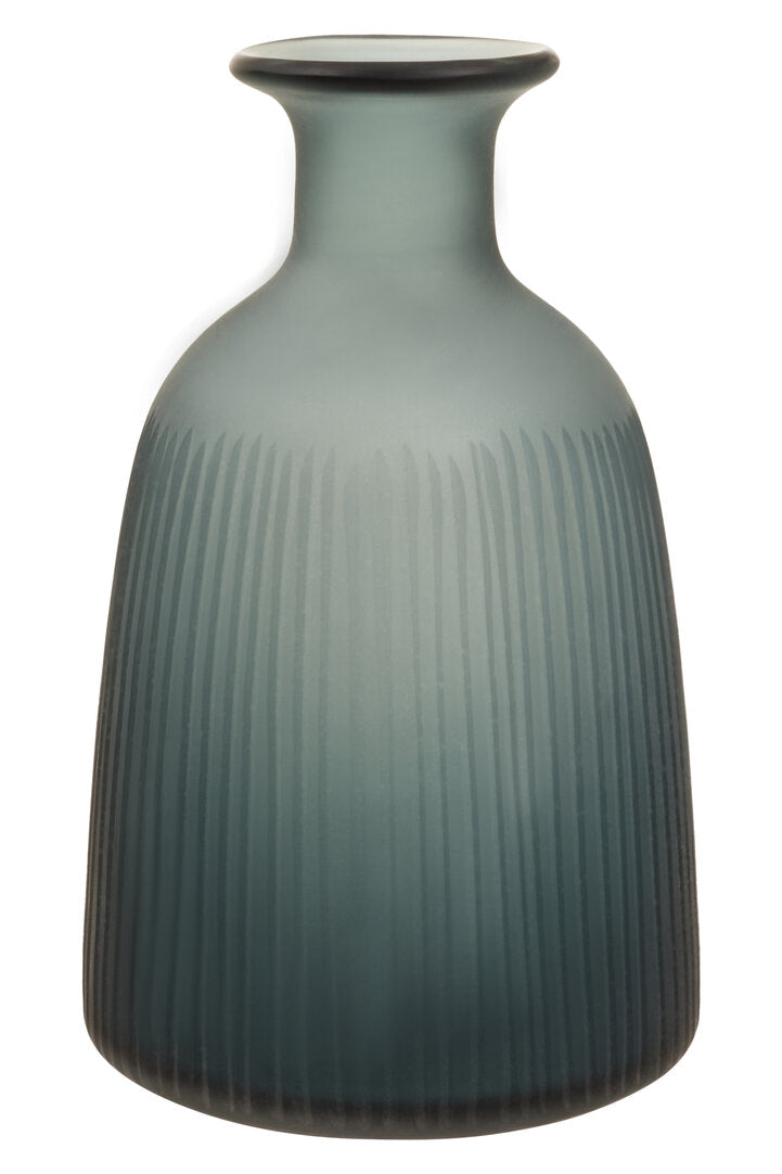 Opal Medium Blue Bottle Vase
