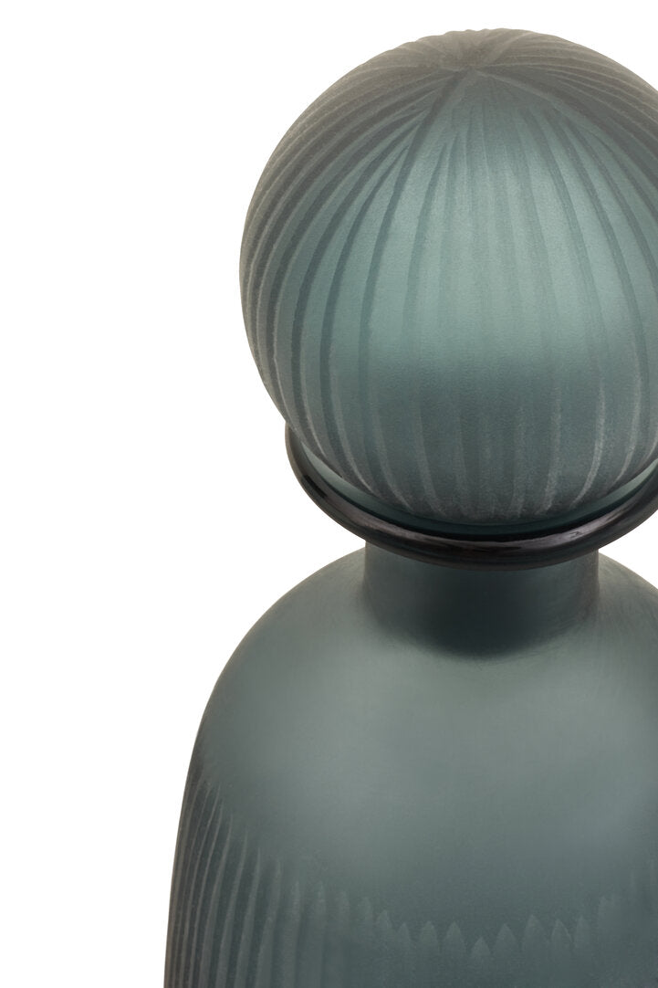 Opal Medium Blue Bottle Vase