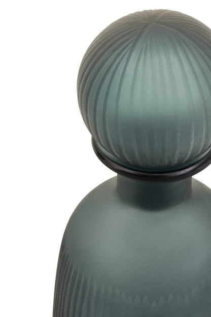 Opal Medium Blue Bottle Vase
