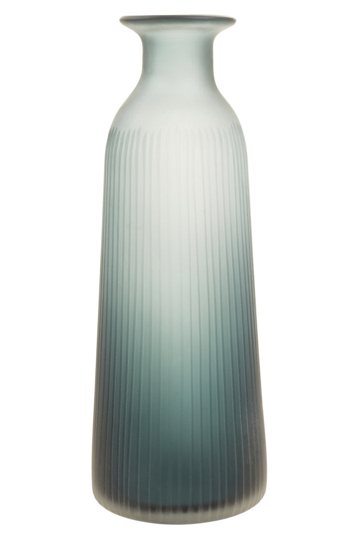 Opal Large Blue Bottle Vase