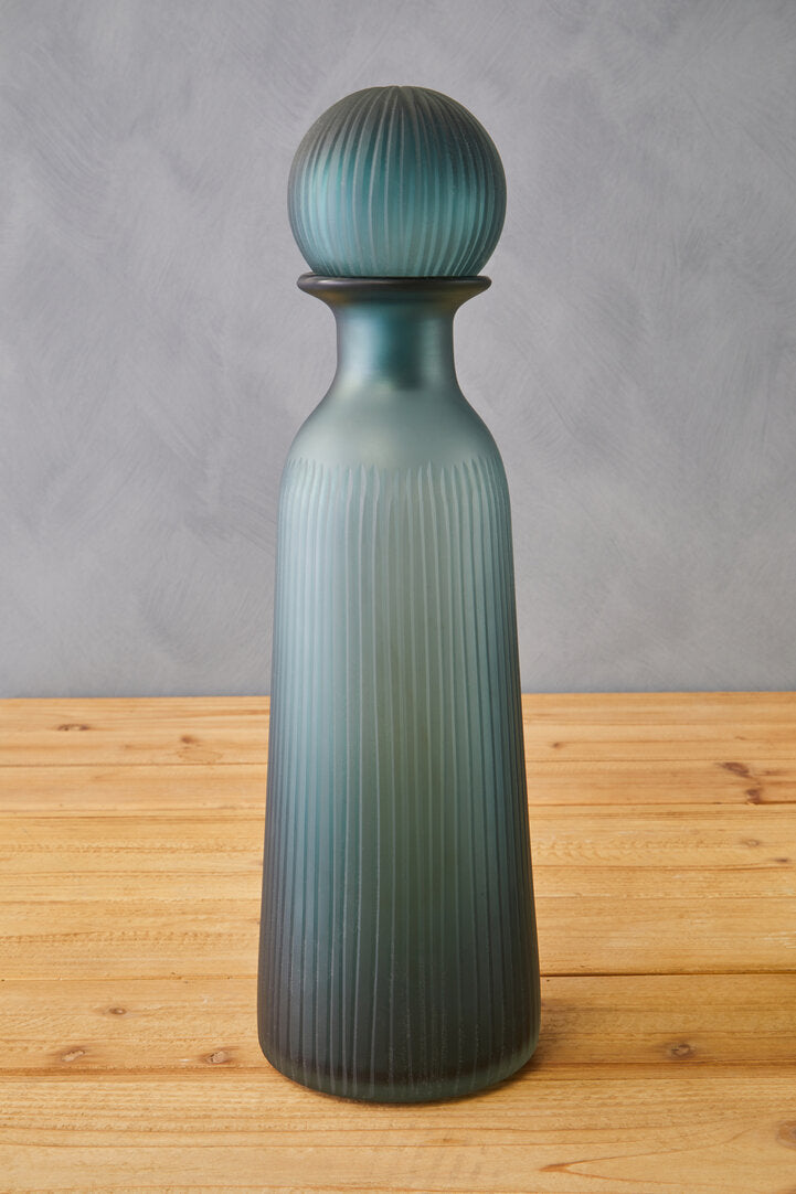 Opal Large Blue Bottle Vase