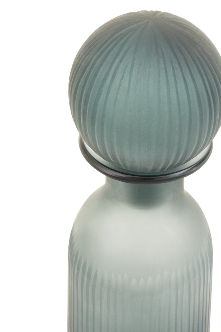 Opal Large Blue Bottle Vase
