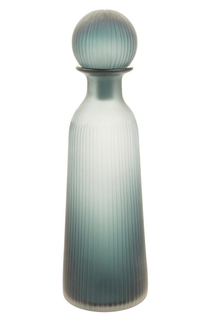 Opal Large Blue Bottle Vase