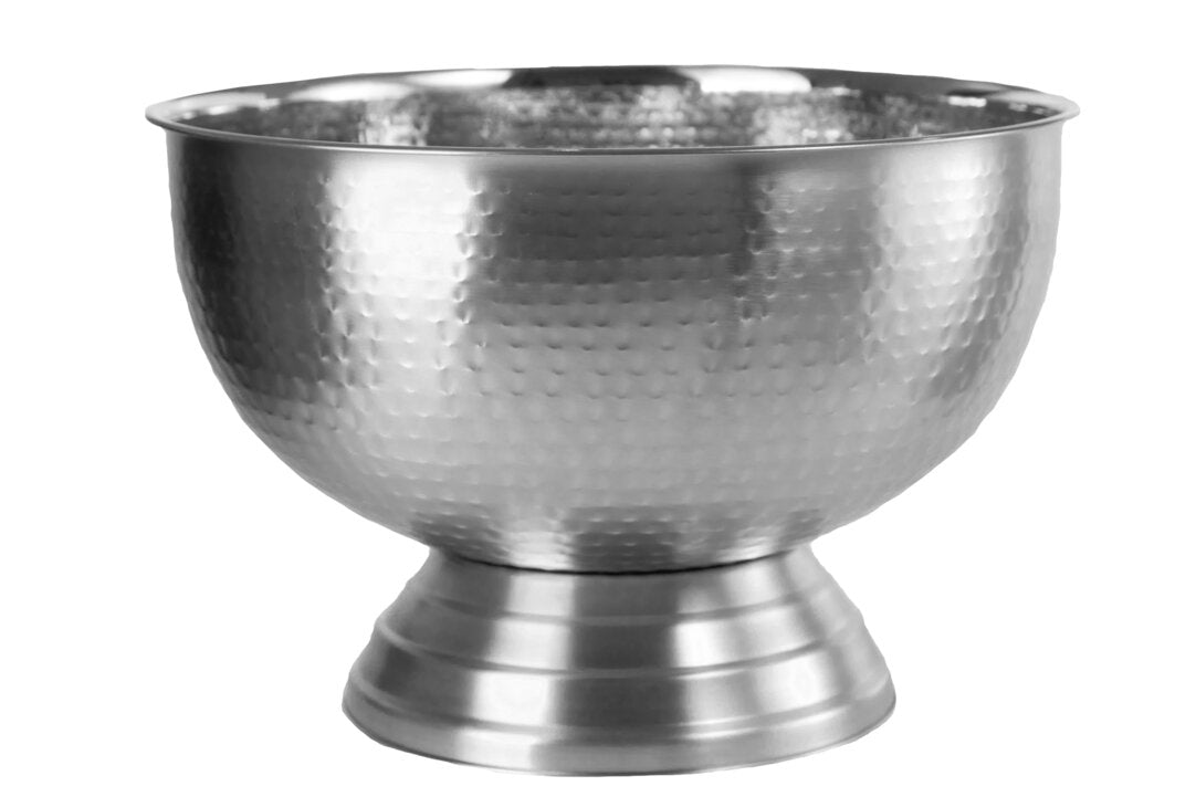 Nomad Silver Hammered Champagne Bowl