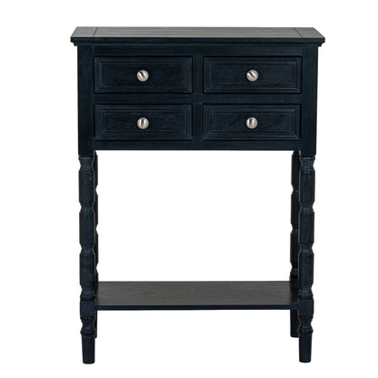 Contour Collection 4 Drawer Side Table