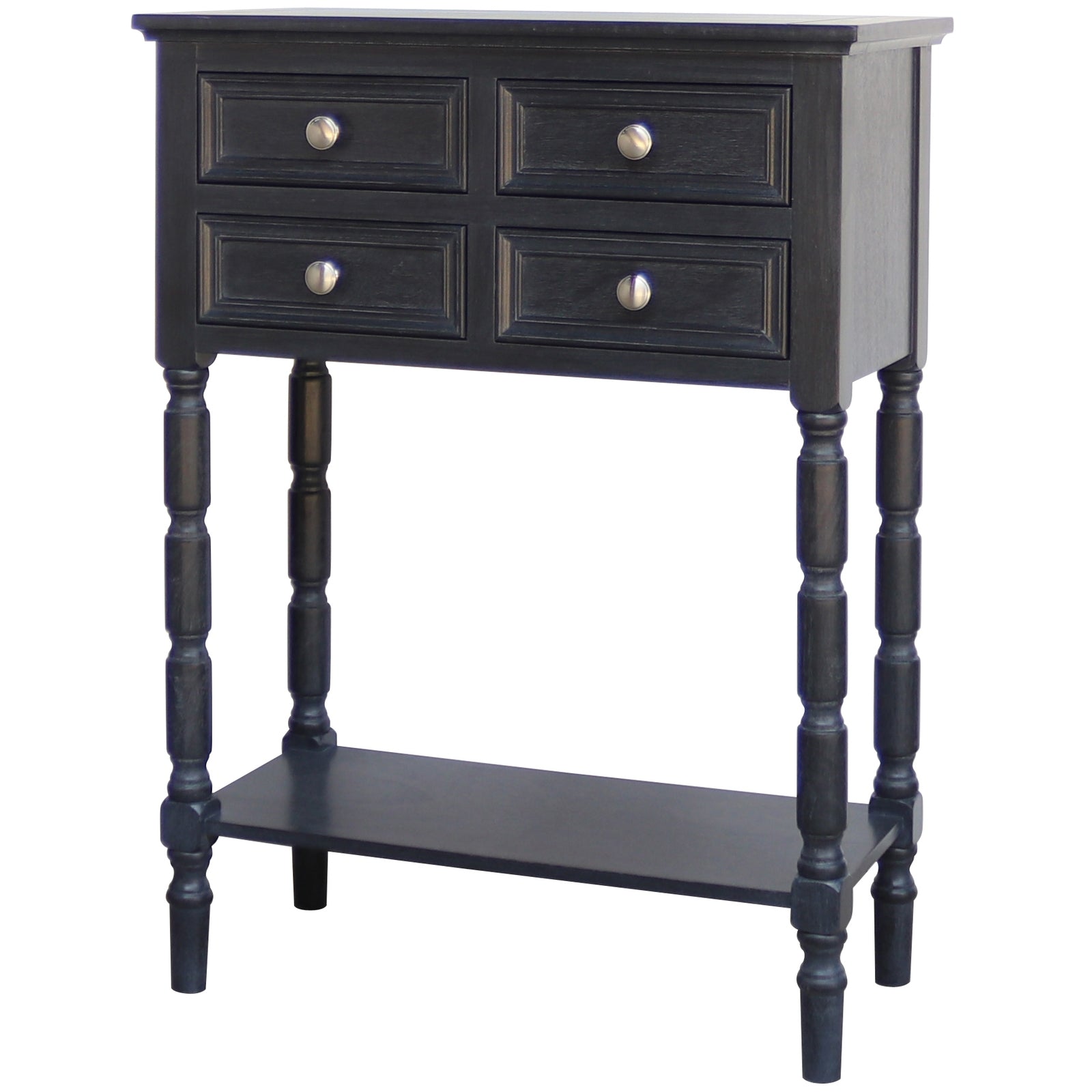 Contour Collection 4 Drawer Side Table - Side Tables from the Quanta Home collection.