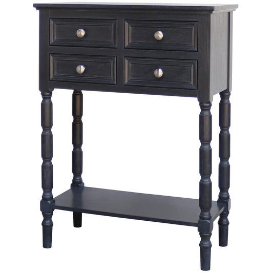 Contour Collection 4 Drawer Side Table - Side Tables from the Quanta Home collection.