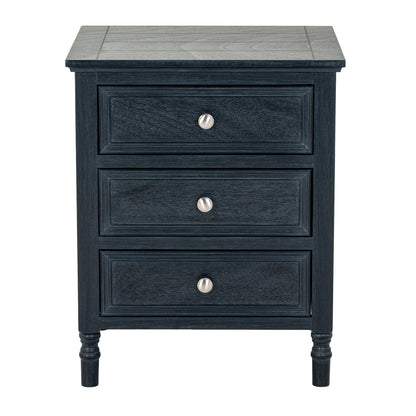 Contour Collection 3 Drawer Side Table