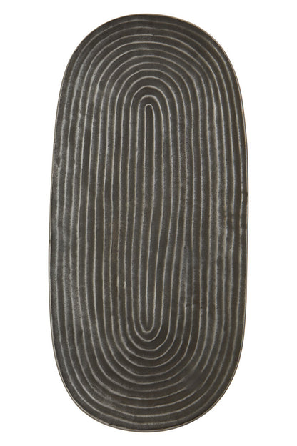 Axis Small Grey Oval Dish