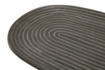 Axis Small Grey Oval Dish